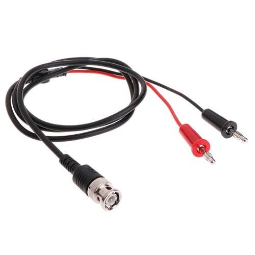 BNC Q9 Dual Rollable Banana Plug Socket Test Line Probe Lead