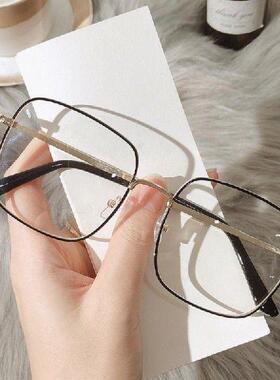 Fashion Women's Flat Glasses Anti-blue Light Ration