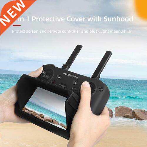 For DJI RC PRO Silicone Protective Cover with Screen Sun Sha