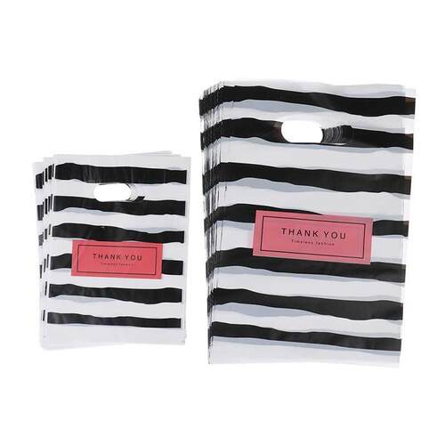 Wholesale 50 Pcs/lot New Design Black & White Striped Bags P