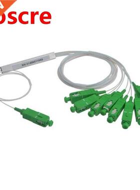 10pcs/lot 0.9mm Steel Tube Fiber Optic PLC Splitter 1x8 1x16