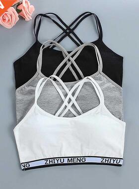 Cotton Underwear Sets Wireless Girls Bras Panties Sets Teena