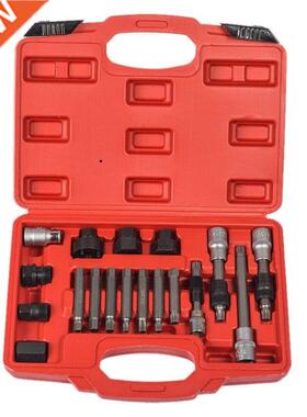 18Pcs Alternator Repair Tool of Alternator Freewheel Pulley
