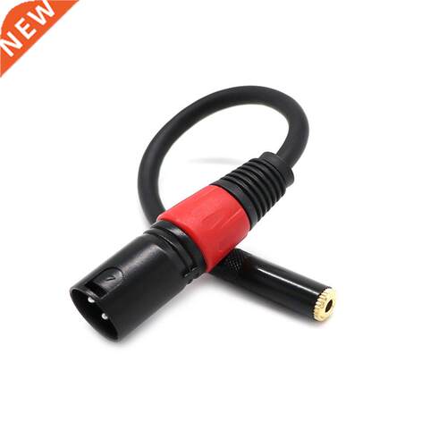 1pcs XLR Audio cable to 3.5mm Female XLR Male Audio Line 3pi
