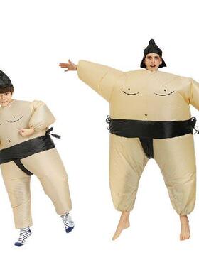 Sumo Wrestler Costume Inflatable Suit Blow Up Outfit
