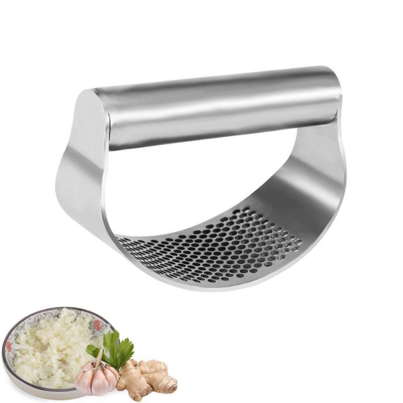 Garlic Press Rocker Stainless Steel Garlic Crusher Garlic