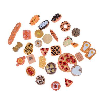10PCS DIY Mini Food Ornament Miniature Dollhouse Decoration