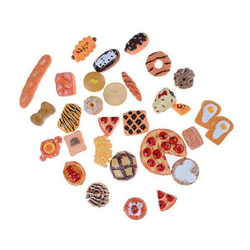 10PCS DIY Mini Food Ornament Miniature Dollhouse Decoration