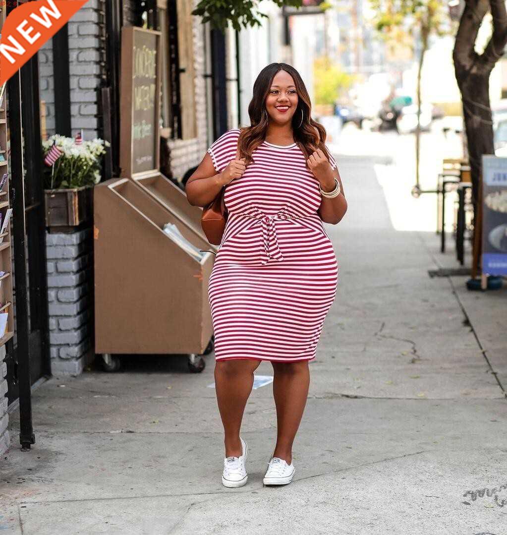 Short mini Dress Dresses For Women Sexy Summer plus size red图片