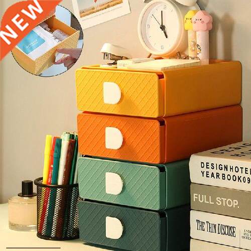 Desktop Storage Box Makeup Organizer Drawer Type Jewelry