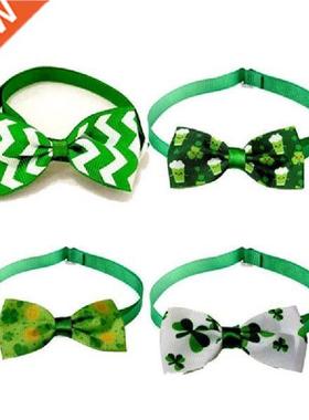 Pets Rbbon Adjustable Dog Bow Tes Cute Green Puppy Small