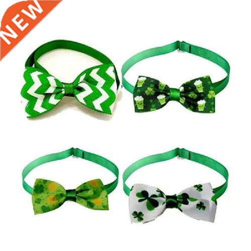 Pets Rbbon Adjustable Dog Bow Tes Cute Green Puppy Small