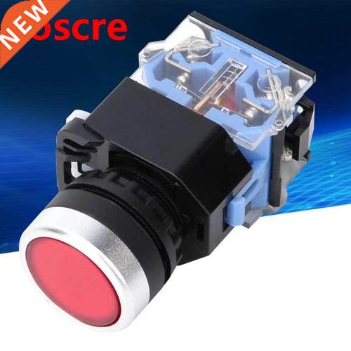 10 Pcs 22mm push button switches BEM38-11S Self-Lock Flat H