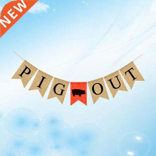 1pc Flag Liene Decorative Creative Farm Themed Flag Layout