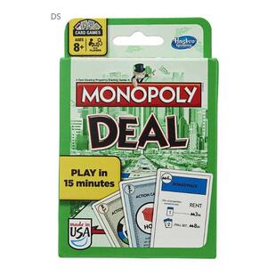 Monopoly Deal Card Family Party Card Toy Fun Poker Educati