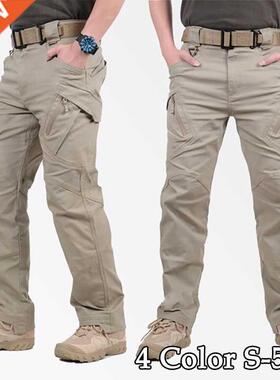 2021 Mens Lightweight Cargo Pants Elastic Breathable Multipl