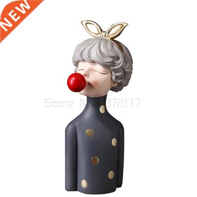 Bubble Girl Modern Sweet Girl Figurine Resin Art Wedding