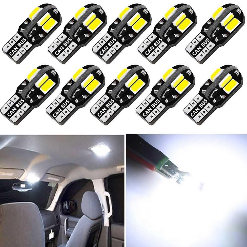 10x Error Free T10 LED W5W 2825 Interior Light Bulb BMW E46