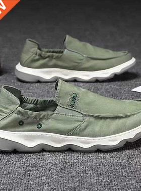 2022 New Old Beijing Cloth Men's Loafers Shoes Spring and Su