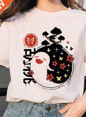 Genshin Impact T Shirt Women Hot Game Graphic Tees Unisex Ka