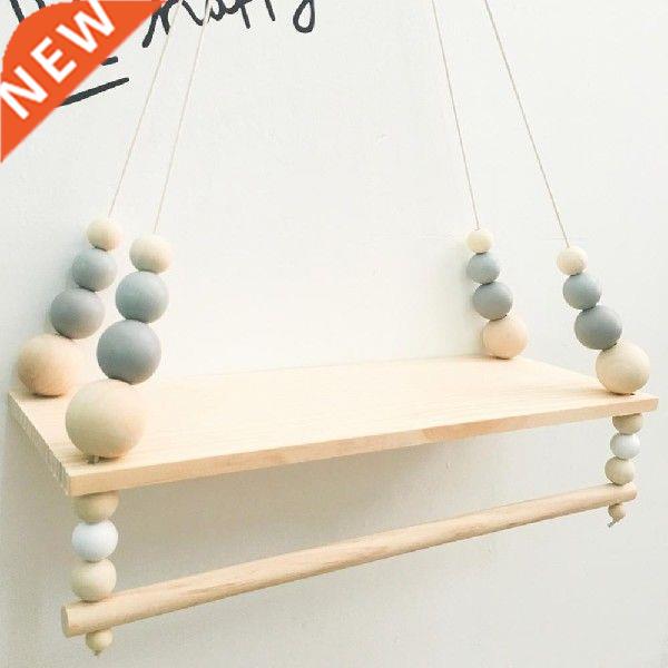 Nordic style Double-layer Toys Dolls Storage Rack Shelf Kid