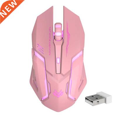 2.4GHz Wreless Gamng Mouse Rechargeable 1600 DP Optcal P