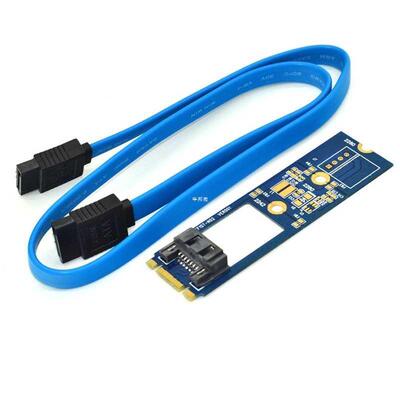 M2 SATA Adapter Convert Cd B-M KEY M.2 NGFF SATA SSD to 7P