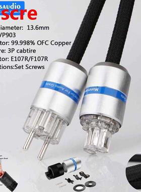 Monosaudio XHi-End Hifi Audio Power Cable Power Cord with EU