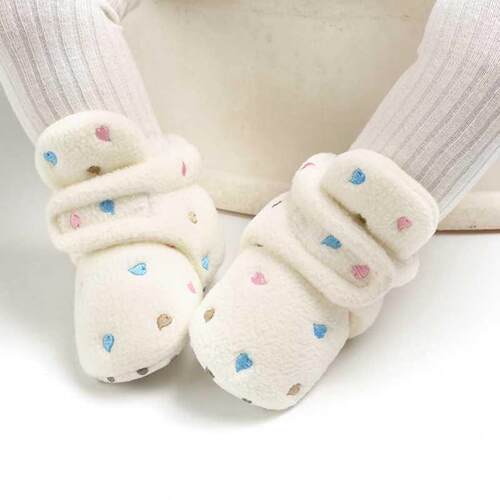 Bobora Unisex Newborn Baby Cotton Booties Non-Slip Sole For