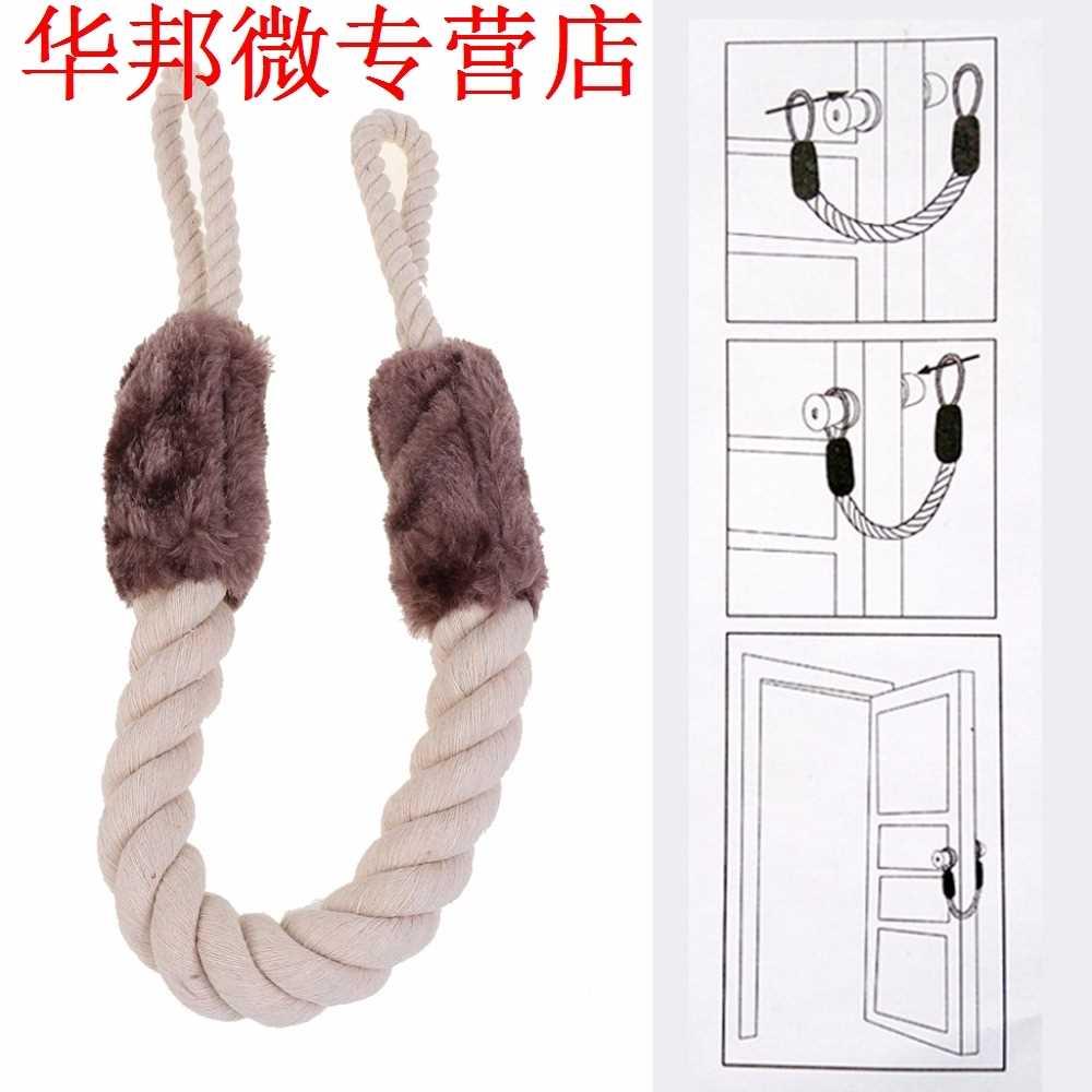 Cotton Rope Sailor Knot Door Stopper Slamming Shut Wedge Doo