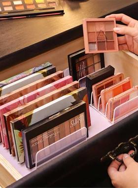 7 Grids Clear Acrylic Eyeshadow Compact Organizer Drawer Org