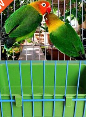 Cangkir Mangkuk Plastik Air Makanan Burung Beo Kandang