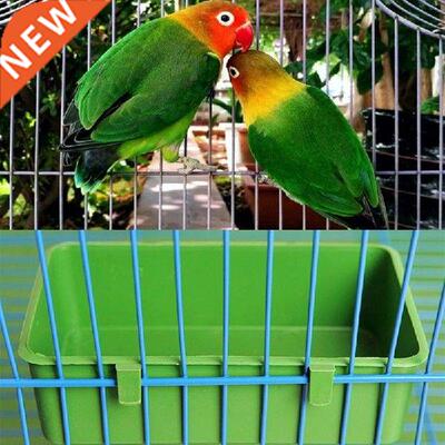 Cangkir Mangkuk Plastik Air Makanan Burung Beo Kandang