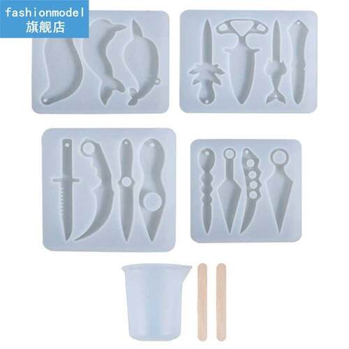 Mold Two-Hand Model Dish Ashtray Mirror Epoxy  Silicone K