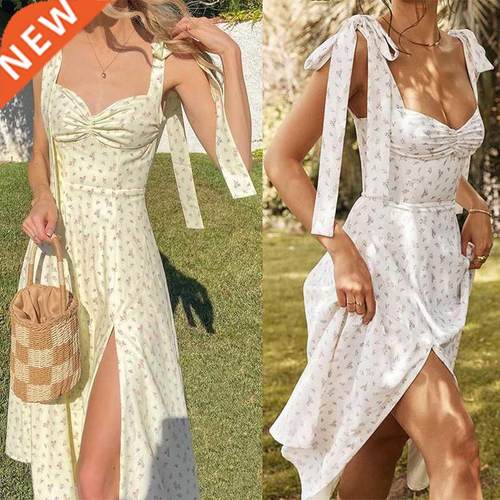 Summer Spring Floral Dress Women's Sexy Casual Fashion Sundr