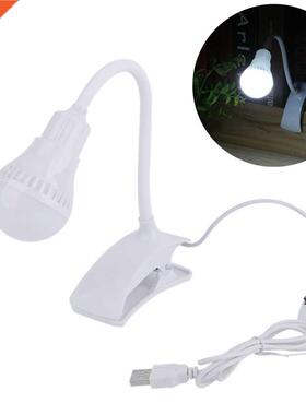 Super Bright LED Desk Clip Lamp USB Rechargeable Table