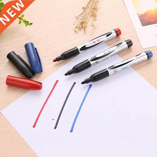 50pcs Black Blue Red Permanent Oil Marker Pen Token Pens for