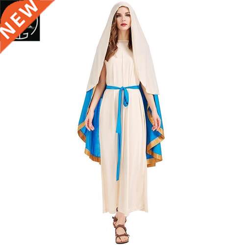 Ancient Dress Virgin Mary Adult Play Halloween Costume
