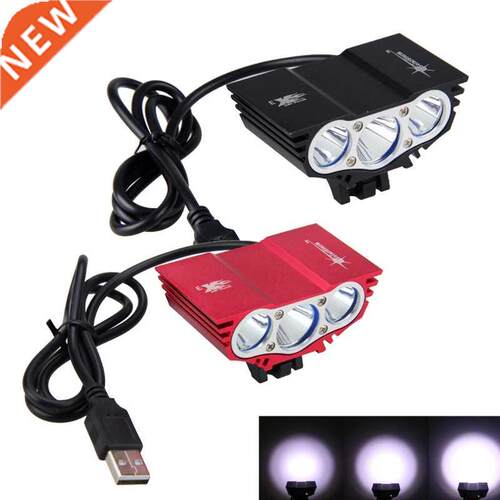 Waterproof 3XT6 LED Bicycle Light Front Bike Head Light Nig