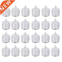 LED Candles, 24 LED Tea Lights Flameless Flickering Candle