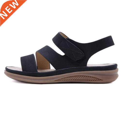 plus size lady sandals Shoes Women red black white fashion