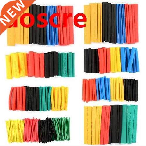 328Pcs 8 Sizes Multi Color Polyolefin 2:1 Halogen-Free Heat