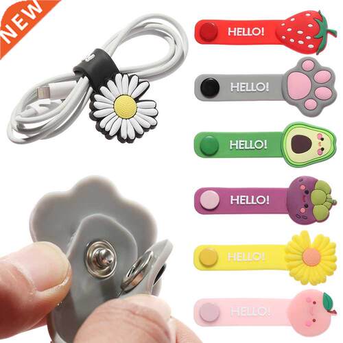 Silicone Cable Winder Cable Organizer Bookmark Data Line Pro