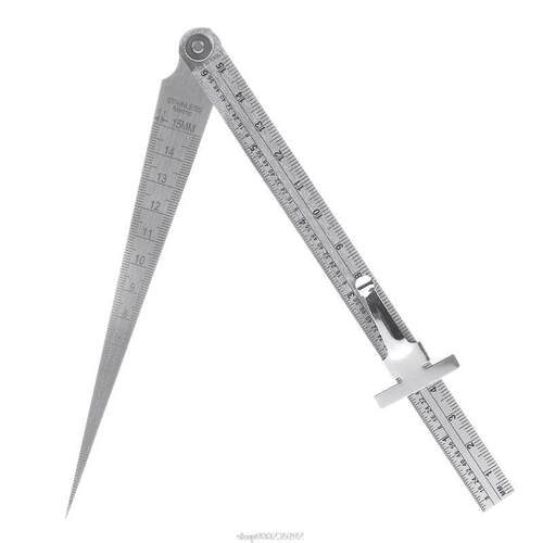 Stainless Steel Welding Taper Gage Feeler Gauge Hole Inspect
