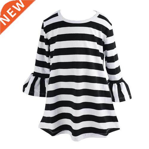 Princess Kid Baby Girl Dress Spring Autumn Knit Solid Long F