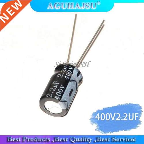 20PCS Higt quality 400V2.2UF 8*12mm 2.2UF 400V 8*12 Electrol