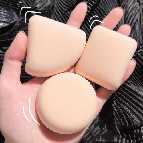 Sponge Puff Set Super Soft Cotton Candy Puff Dry Wet