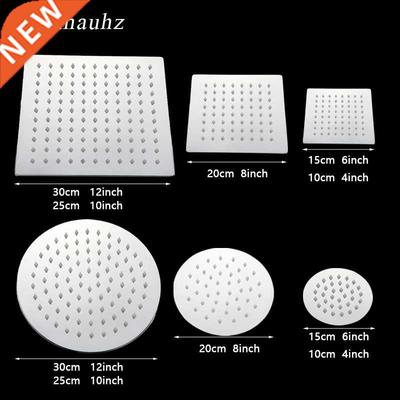 Round & Square Stainless Steel Showerhead Rainfall Rain
