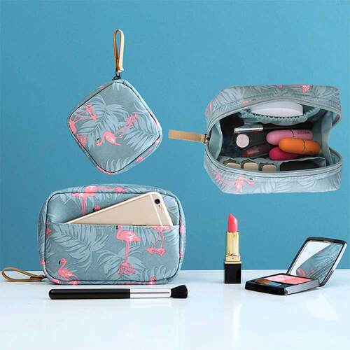 Cosmetic Bag Organizer Waterproof Portable Makeup Bag Mini S