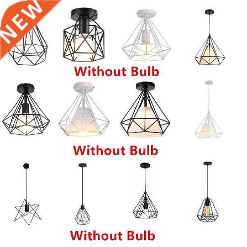 New Lampshade Only Retro Edison Metal Wire Cage Shaped